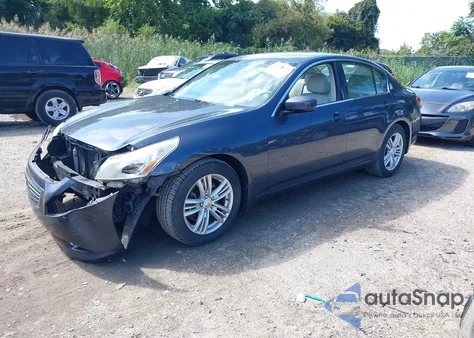 2011 Infiniti G25 из США, поврежденный, VIN JN1DV6AP0BM602705